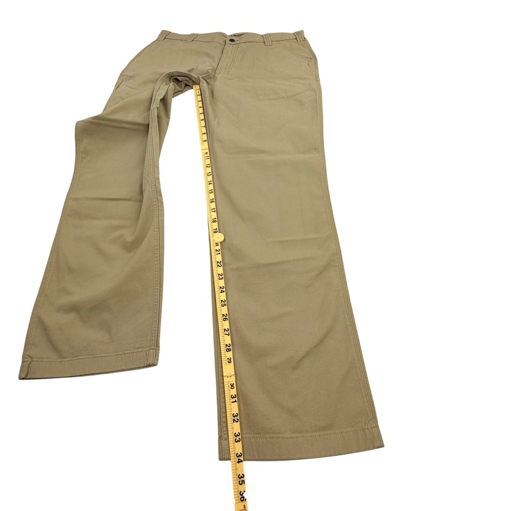 Carhartt Rugged Flex Relaxed Fit Canvas Work Pants Men 38x34 BN2291-M Tan NWT‎ - Picture 12 of 15
